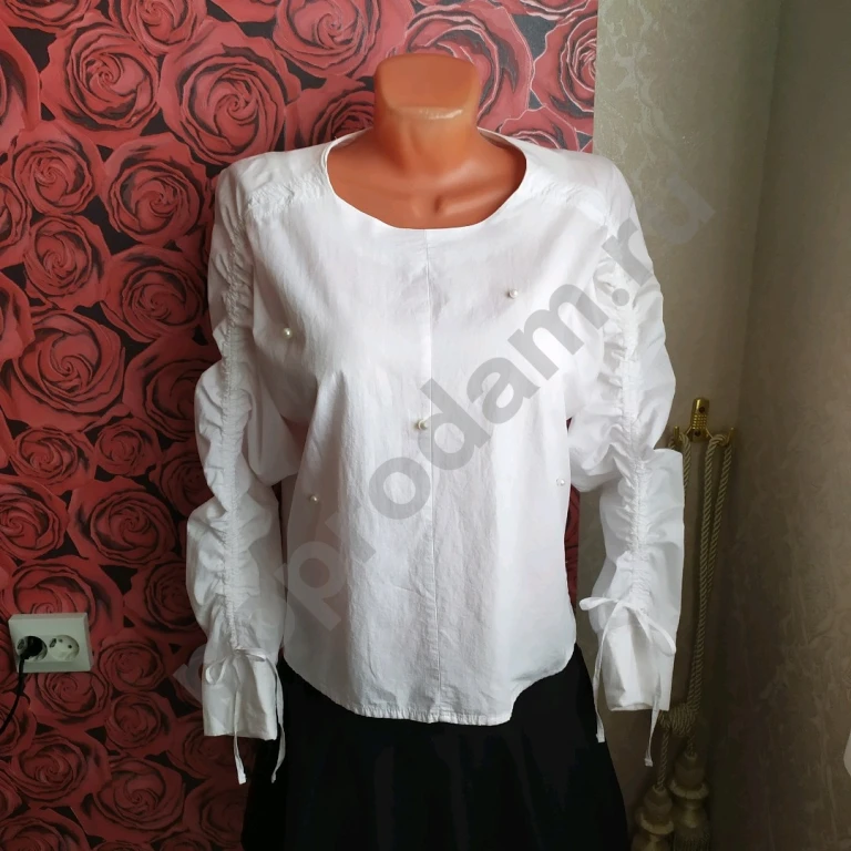 Блузка белая Koton Турция хлопок размер S 42 44