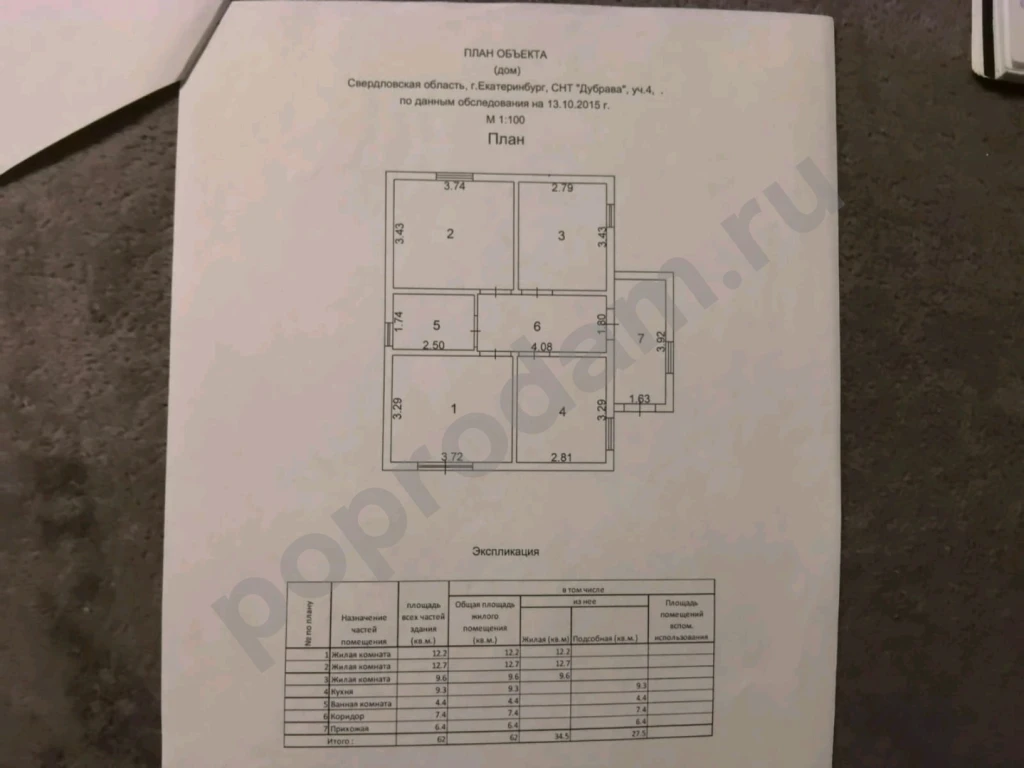 Дом 62 м² на участке 6 сот., Сельхозназначения (СНТ, ДНП)