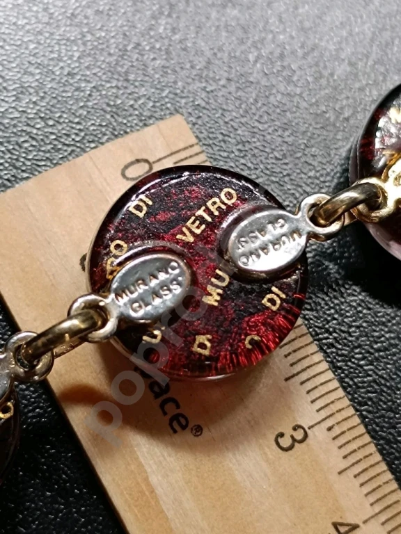 Браслет. Italia. Маркировка. Муранское Стекло.