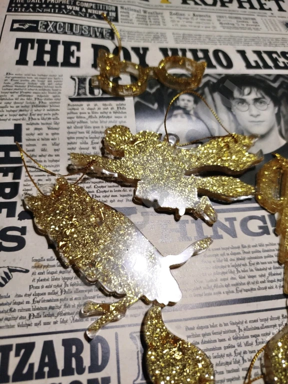 Елочные игрушки Гарри Поттер эпоксидная смола подвес в машину