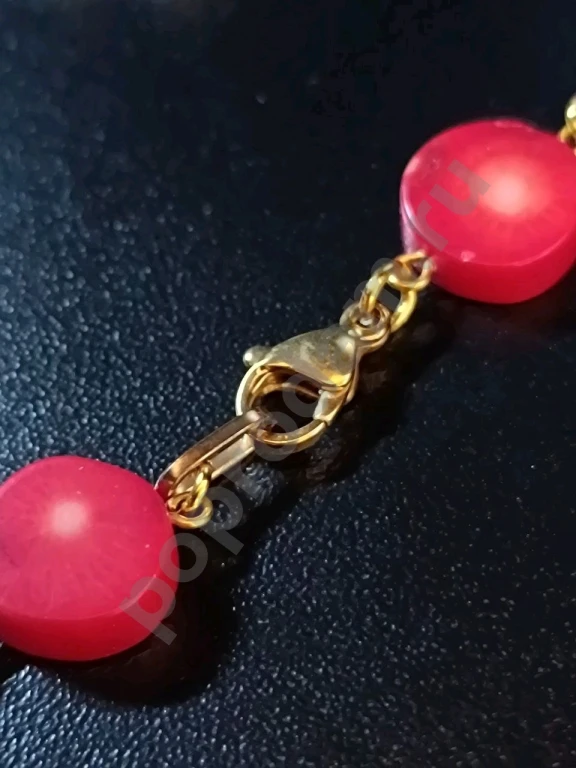 Бусы Цепочка. Italia Independent. Натуральный Жемчуг, Коралл.