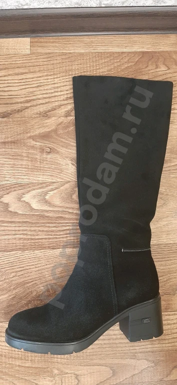 Сапоги женские зима, натуральная замша , размер 39.