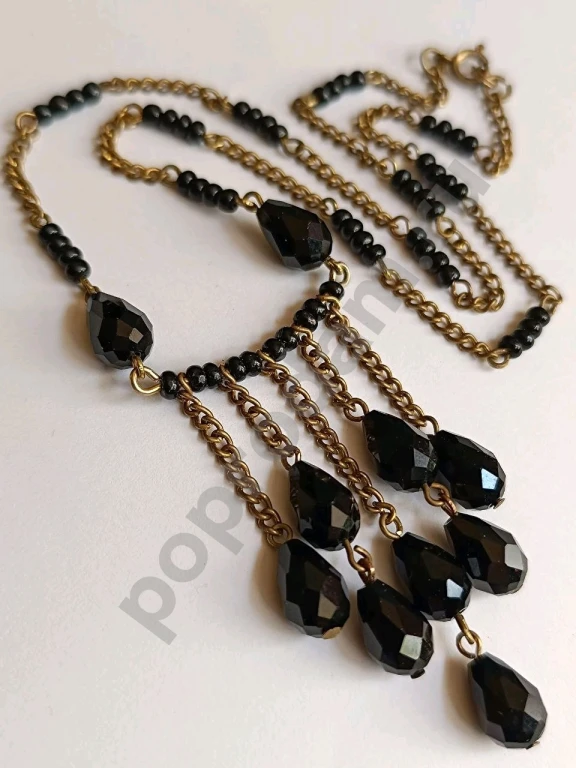 Колье. Чехия. Jablonex. Винтаж. Стекло, Латунь.