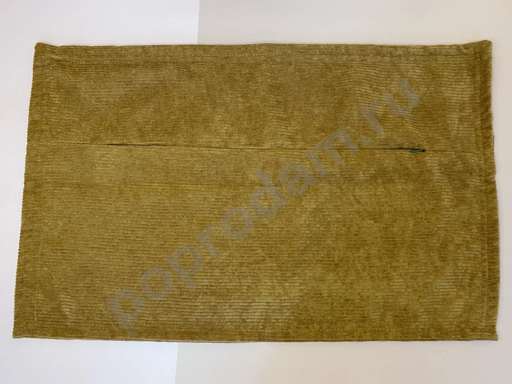 Декоративная наволочка бант вельветовая 30х50