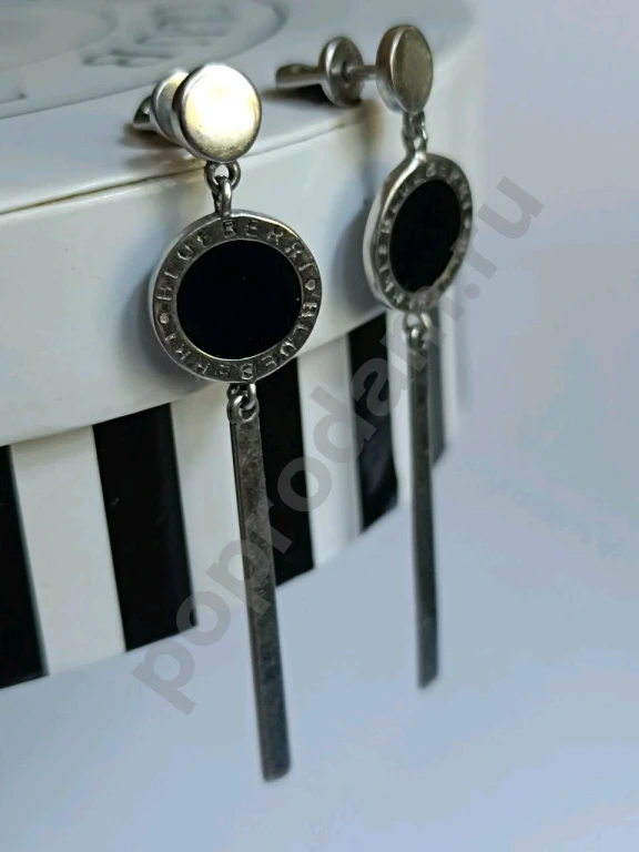 Крупные Серьги. Серебро 925 пробы.