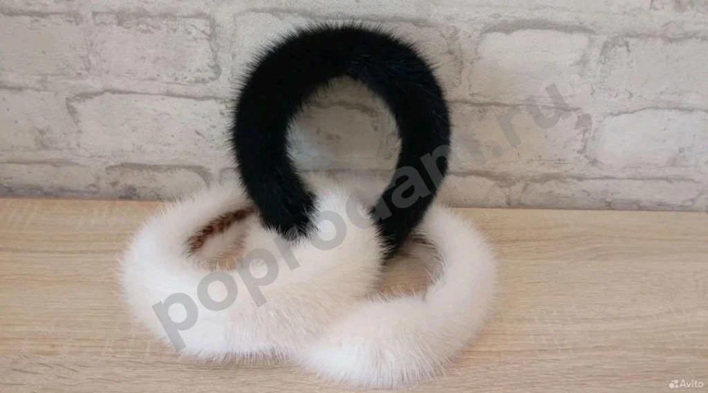 Ободок из меха норки