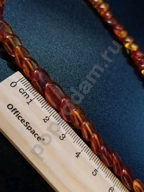 Бусы. Винтаж СССР. Натуральный Янтарь.