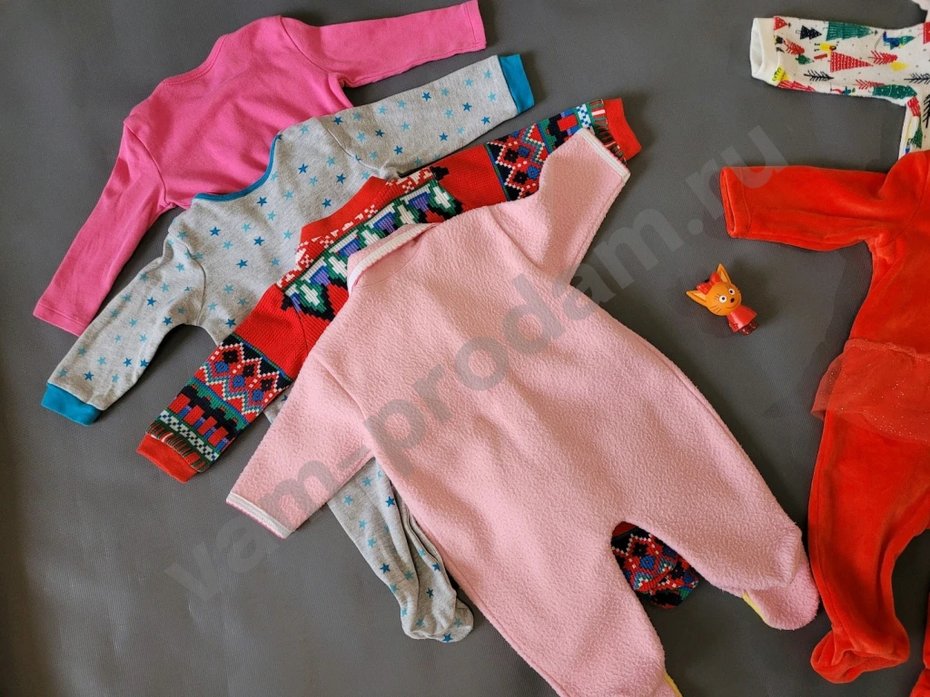 Пакет брендовой одежды для девочки 68 слипы George