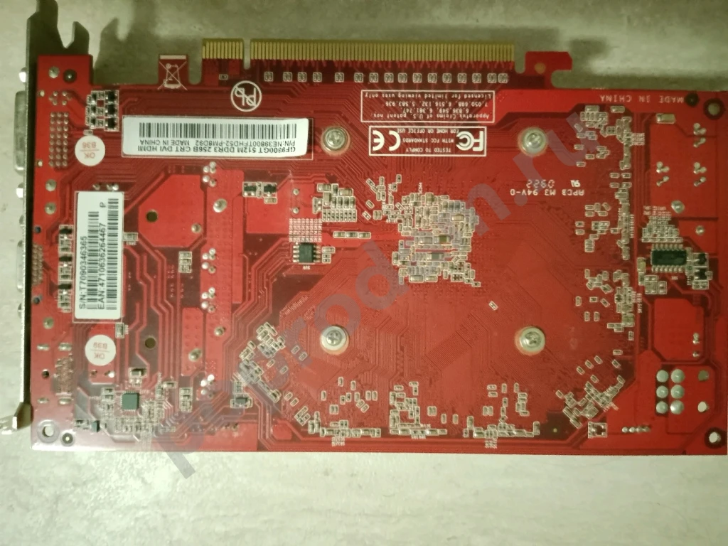 Видеокарты PCI-E разные