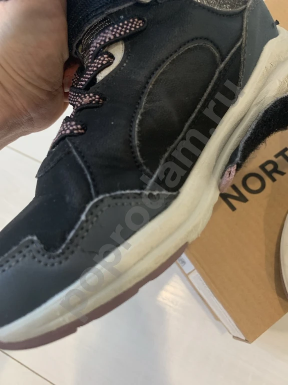 Ботинки осенние для девочки утепленные размер 32