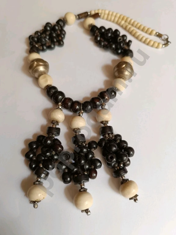 Крупные Бусы. Натуральная Кость. Винтаж.