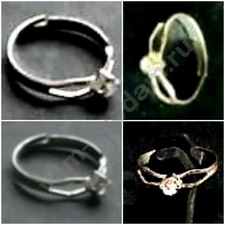 Комплект украшенийс кристаллами Сваровски из 3 предметов: колье, браслет, кольцо