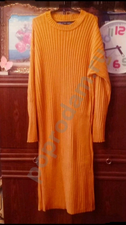 Платье лапша. Вязаное