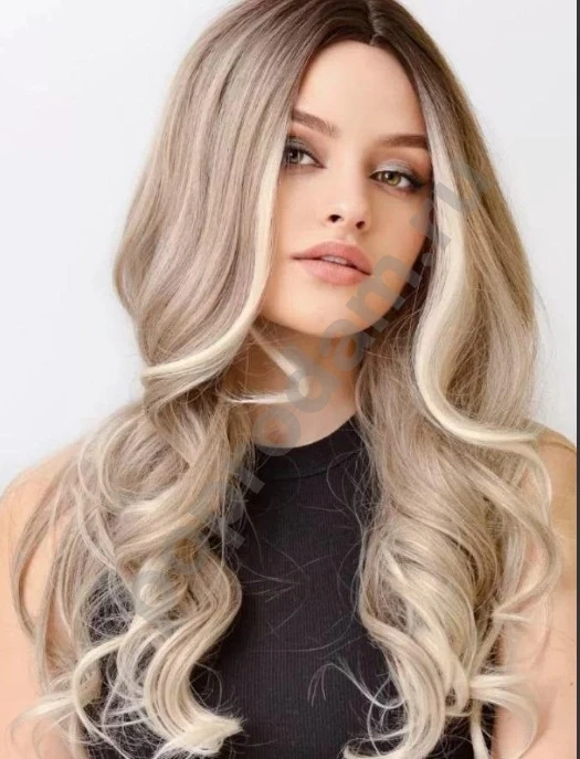 Парик блонд длинный новый