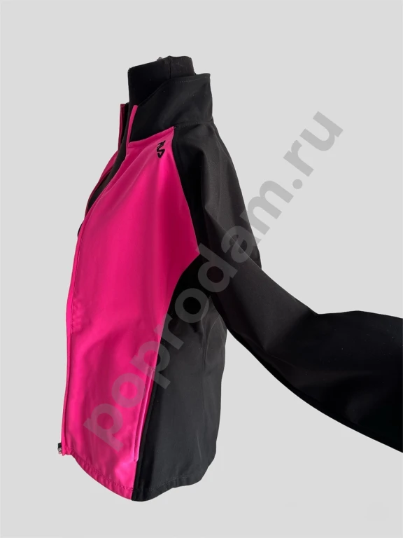 Спортивная куртка Fila женская чёрно-розовая