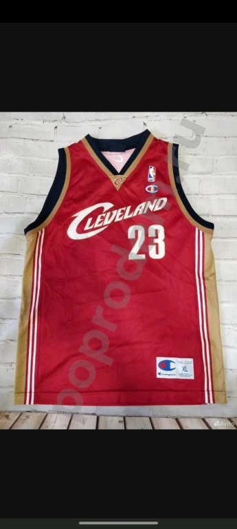 Винтажная майка Champion Cleveland оригинал