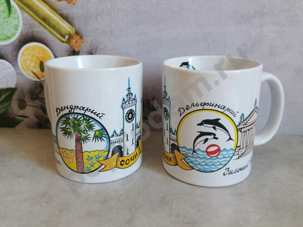 Новые сувенирные кружки Сочи