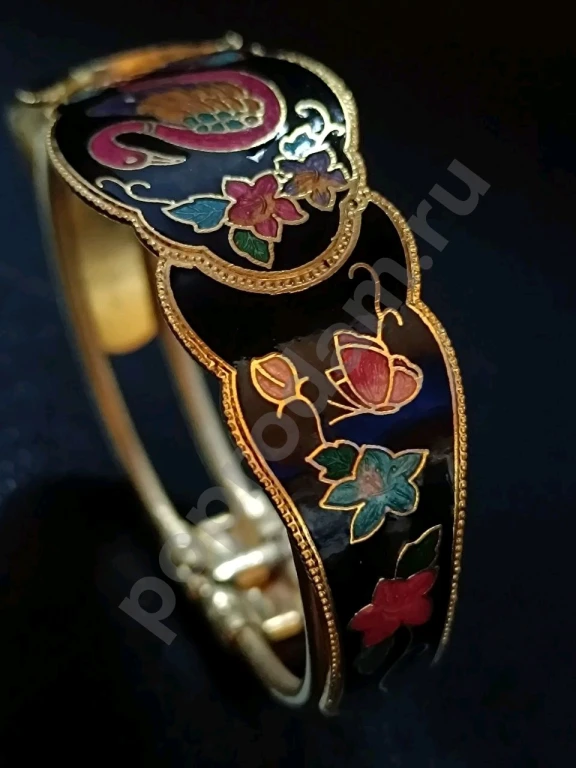Браслет. Клуазоне. Винтаж.