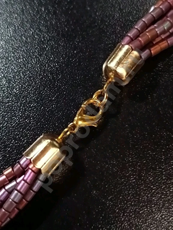 Длинные Бусы. Italia Independent. Матовое, Перламутровое Стекло.