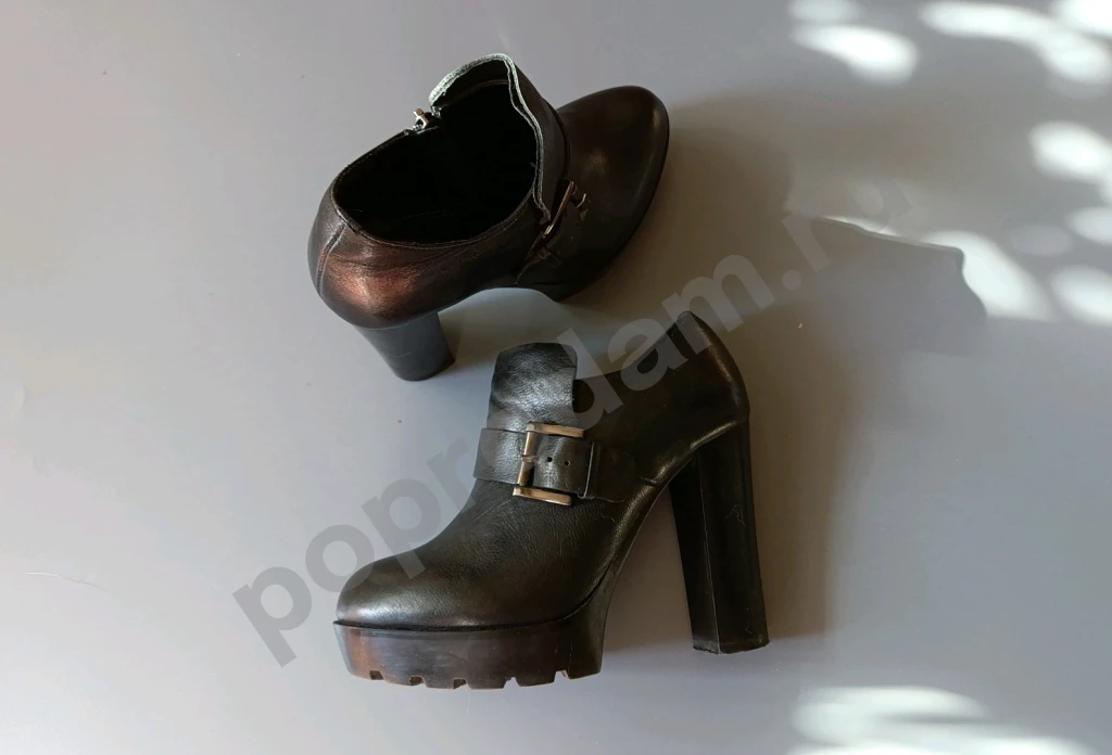 Туфли кожаные р 36 ботильоны на осень