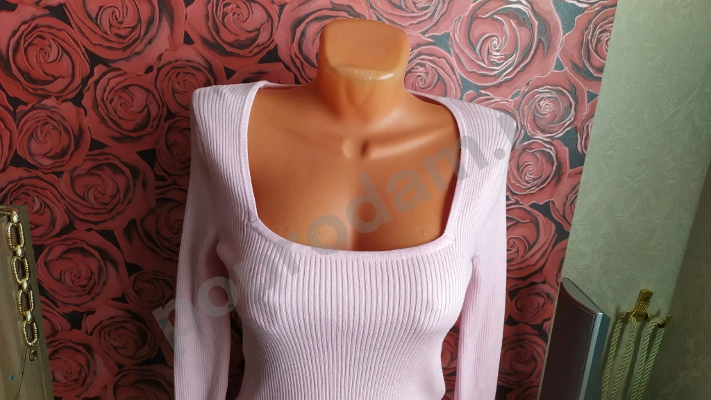 Свитер Sinsay розовый размер S вискоза