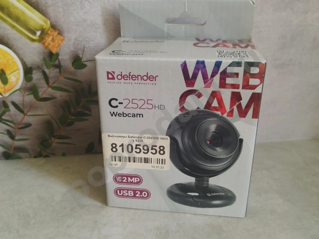 Новая вебкамера defender C-2525 hd