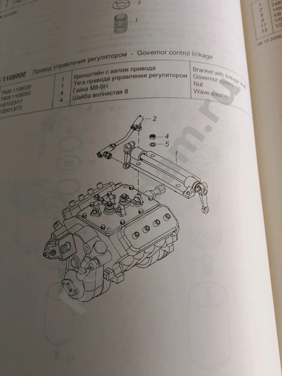 6520-6522 КАМАЗ евро 2-3 каталог запчастей для ремонта автомобиля замена самосвал