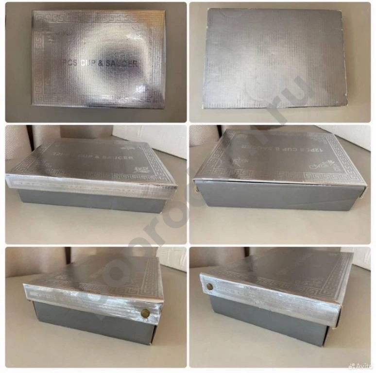 Кофейный сервиз на 6 персон чашки и блюдца