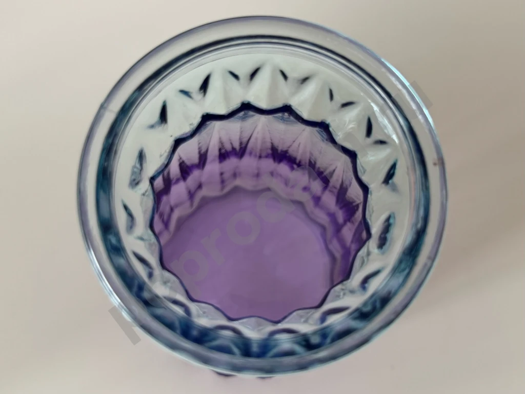 Новая стеклянная ваза, 15 см