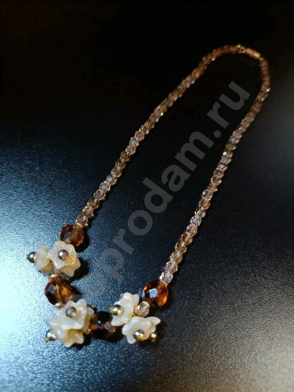 Бусы. Чехия. Jablonex. Винтаж. Стекло.