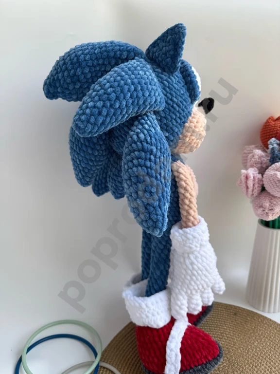 Вязаные игрушки / Соник