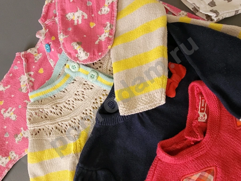 Пакет брендовой одежды для девочки 68 кофты
