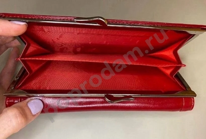 Женский кошелек бордовый красный Ivorx