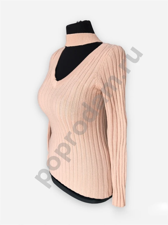 Стильная женская кофта с V-образным вырезом