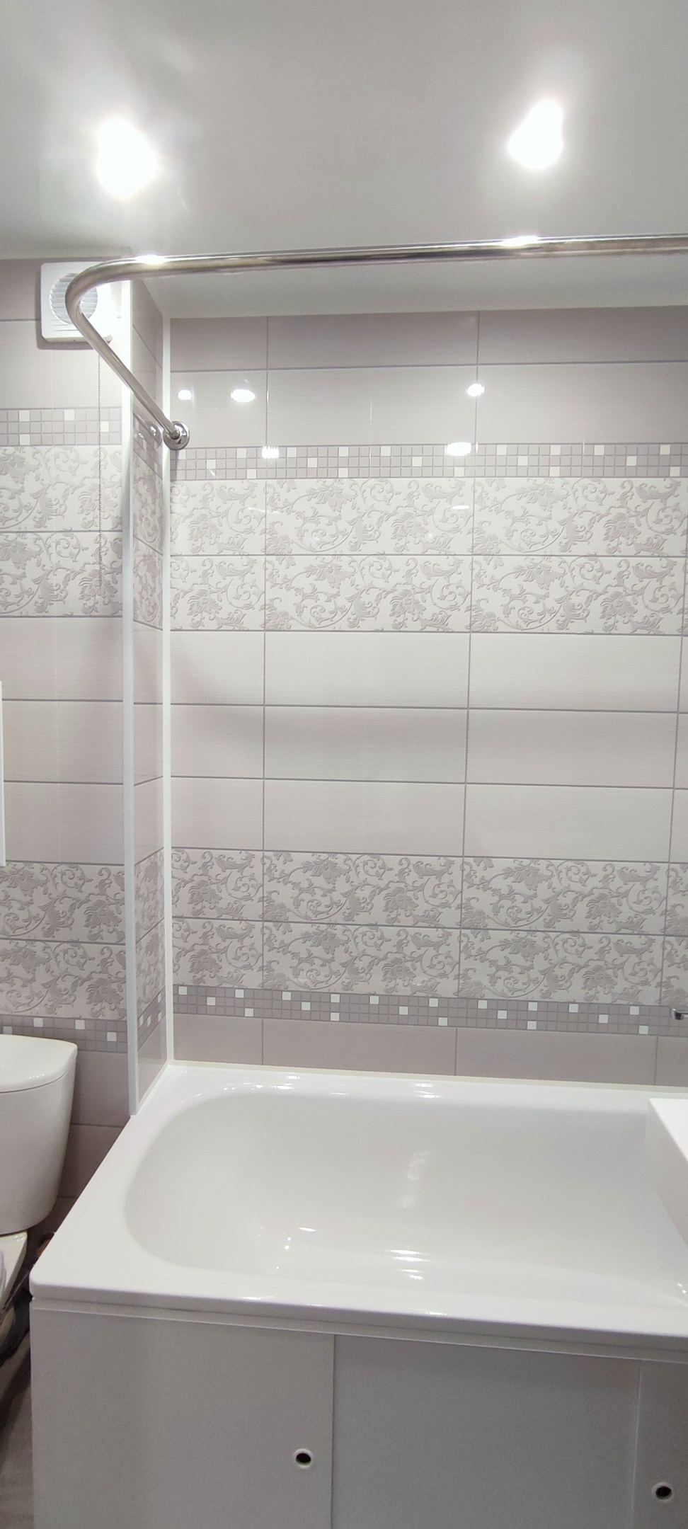 Ремонт ванных комнат, санузлов: Санузел панелями (вместе с материалом)