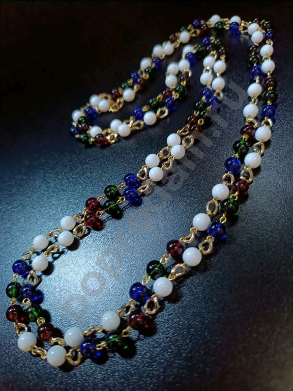 Длинные Бусы Цепочка.1метр 82см. Italia Independent. Стекло.