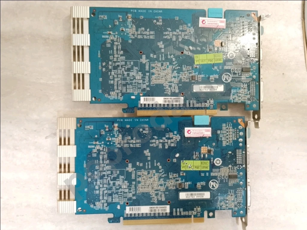 Видеокарты PCI-E разные