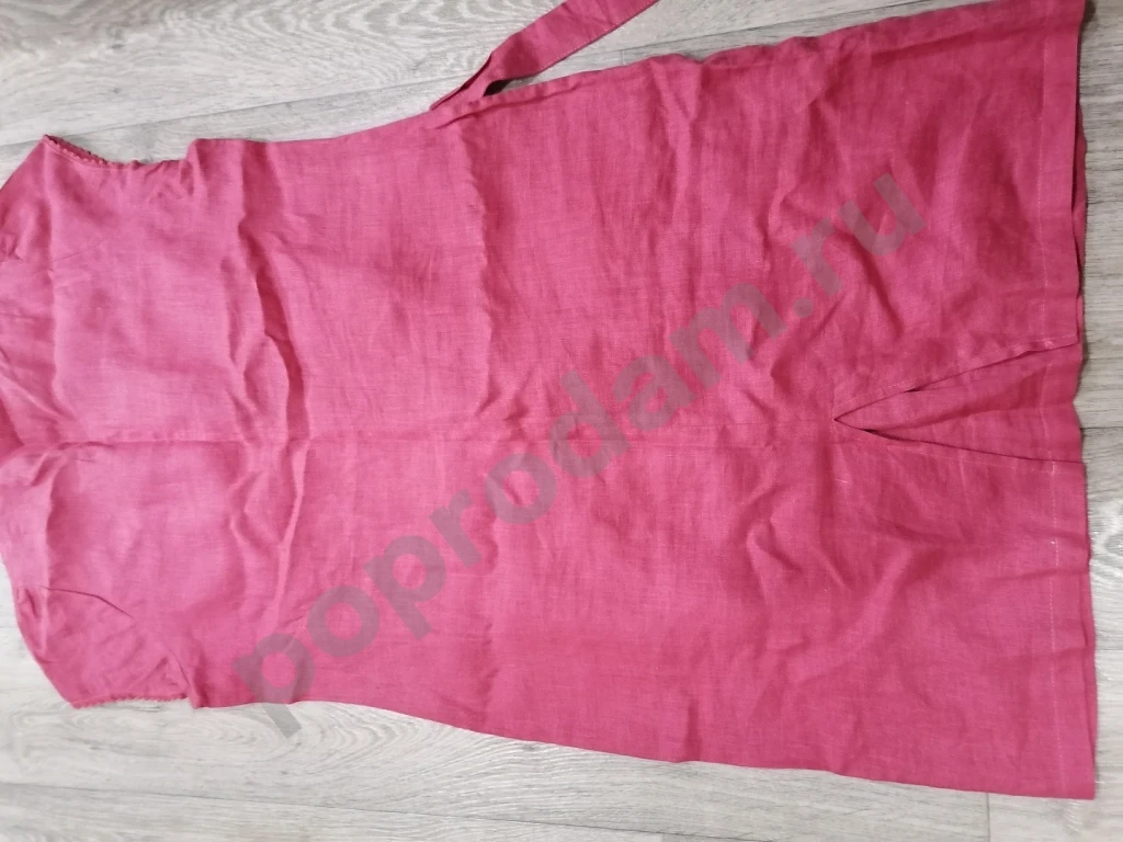 Льняное платье