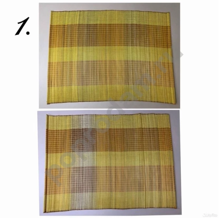 Бамбуковые салфетки желтые 6 шт 30х40