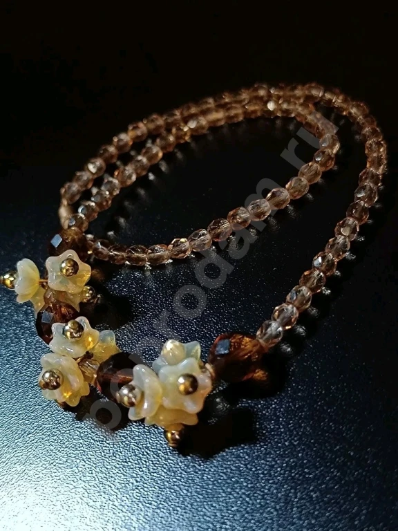 Бусы. Чехия. Jablonex. Винтаж. Стекло.