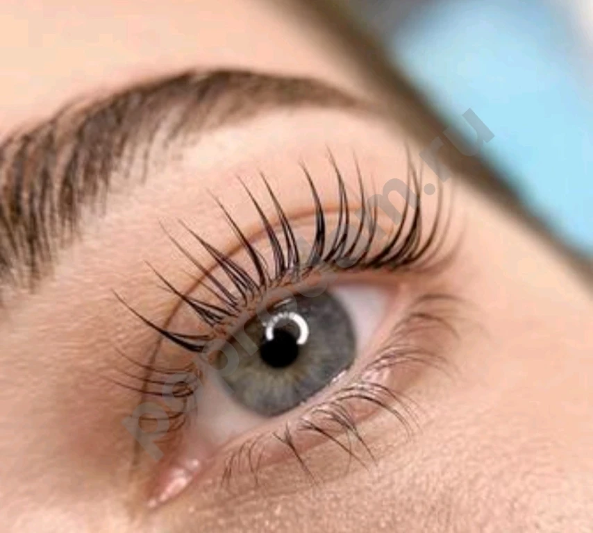 Ламинирование окрашивание ботокс ресниц бровей