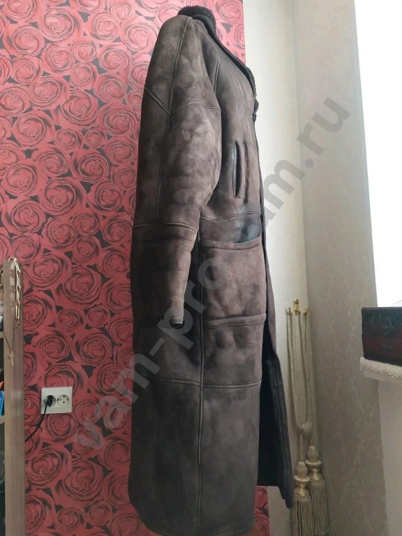 Мужская дубленка натуральный мех р 58 60