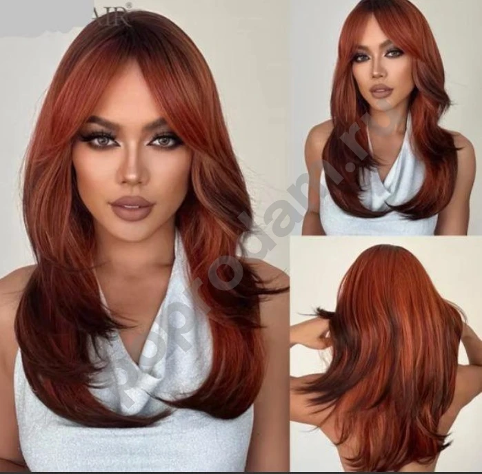 Парик красный новый