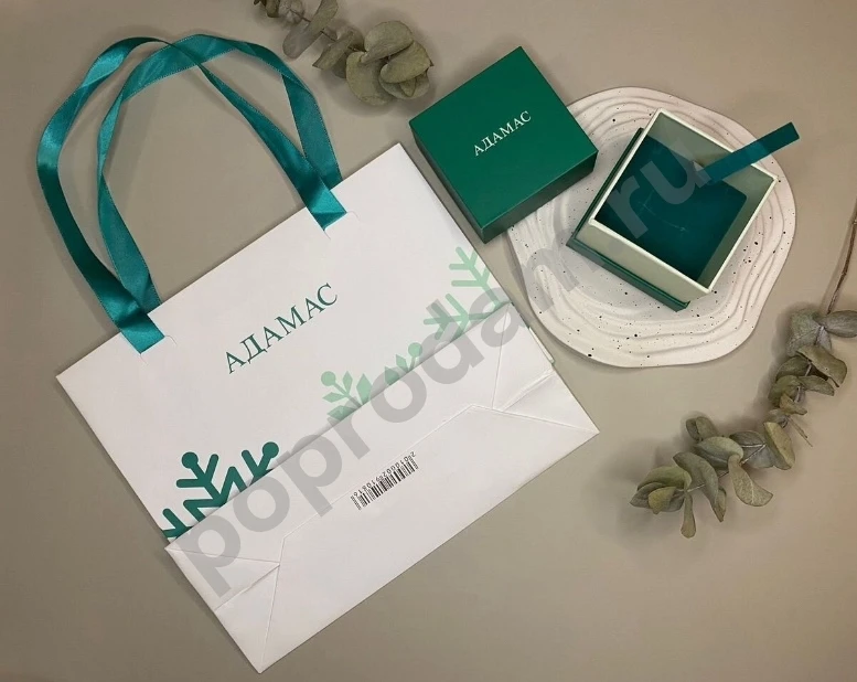 Новогодний пакет и коробка Адамас Adamas