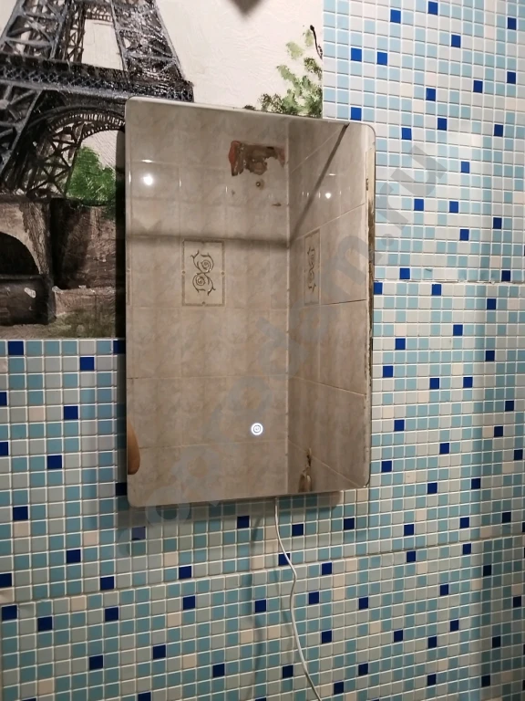 Зеркало настенное с подсветкой прямоугольное,40×60