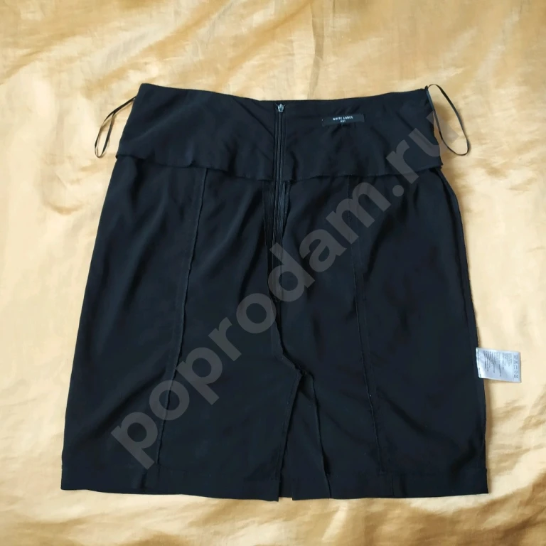 Юбка чёрная Incity Инсити размер М 46 с разрезом