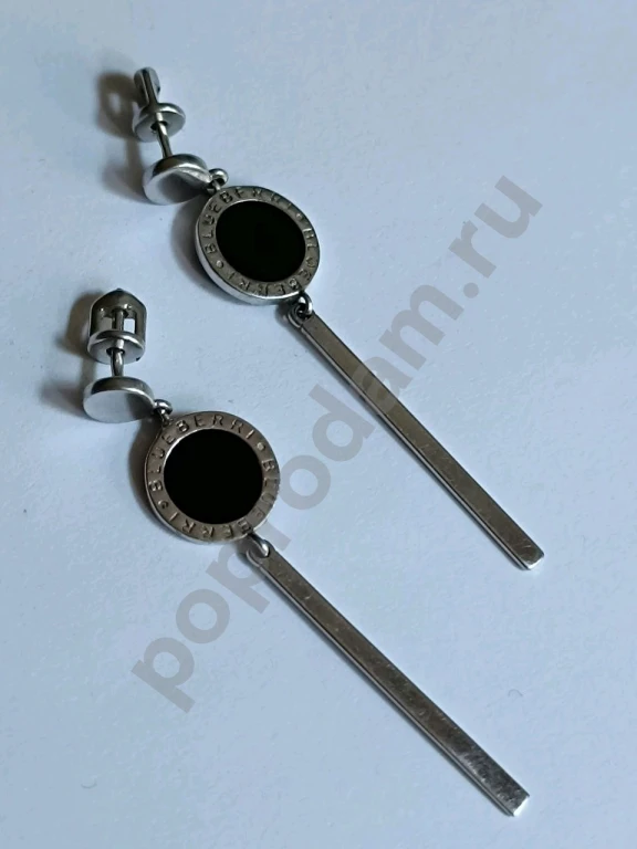 Крупные Серьги. Серебро 925 пробы.