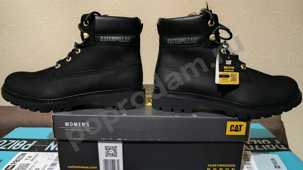 Зимние утеплённые ботинки Caterpillar Lyric Fur