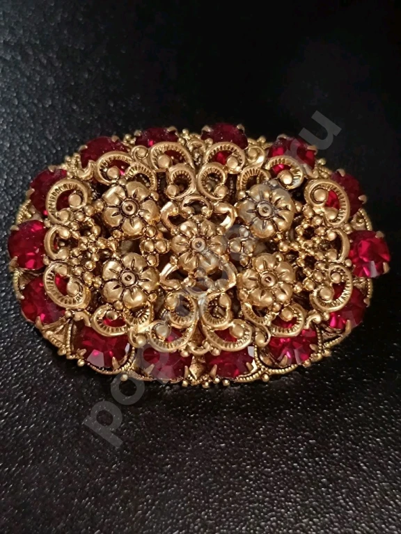 Брошь. Чехия. Jablonex. Винтаж. Стекло.