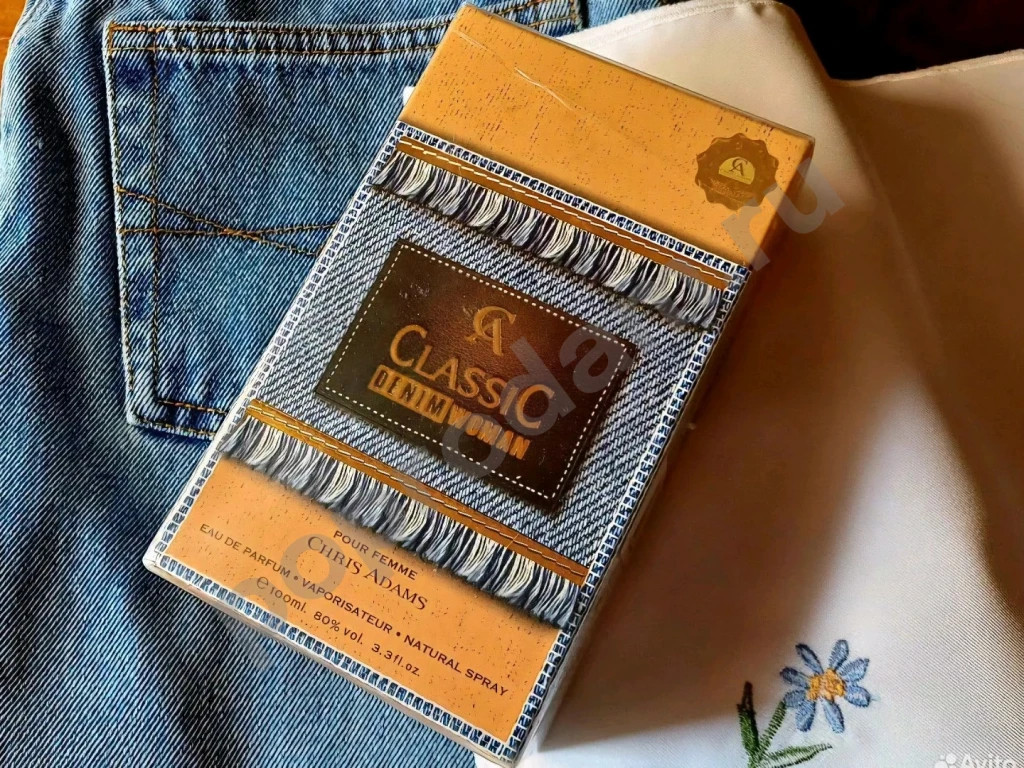 Аромат Chris Adams Classic Denim Woman 100 в слюде